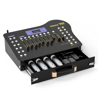 192 Channels DMX Controller Console with 4x Receiver For Stage Lighting DJ Light