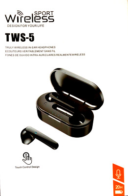 TWS-5 Twins True Wireless Earbuds V5.0