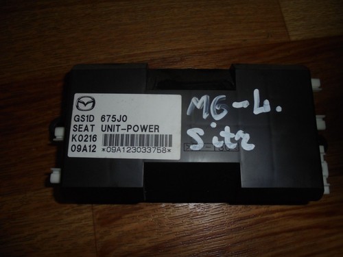MAZDA 3 BL 6 GH MZR-CD Bj.07-12 Sitzsteuergerät Sitzverstellung Sitz GS1D-675J0