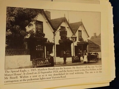  Sk122 Ephmra Reprint Picture Acocks Green The Spread Eagle 1905