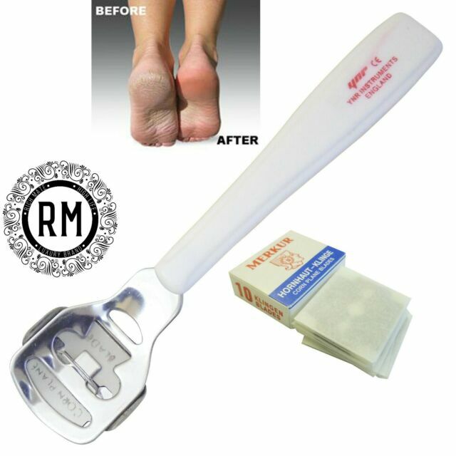 YNR Callus Callus Hard Skin Remover with 10 Blades White for sale