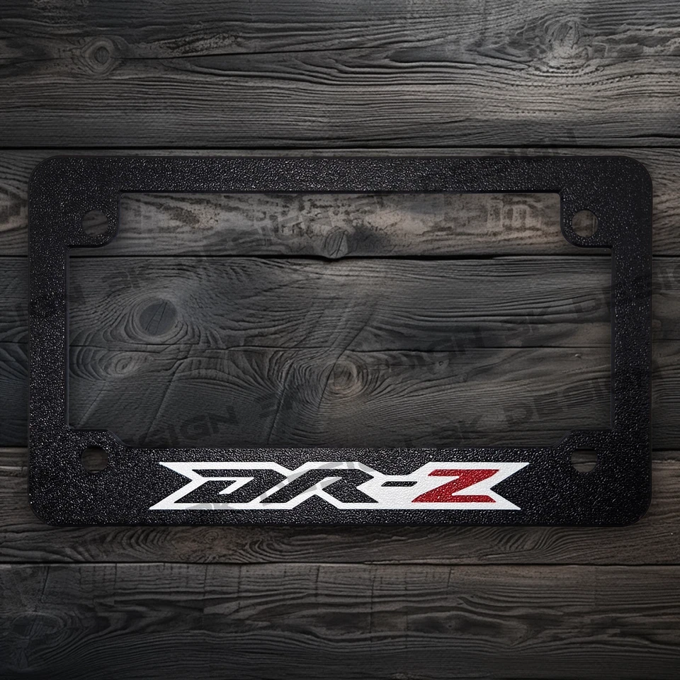 Marco de matrícula de motocicleta texturizado para Suzuki DR-Z DRZ (TODOS LOS MODELOS AÑOS) Foto 2 de 2