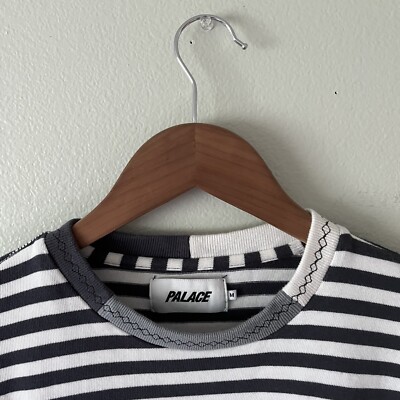 Palace Zig Zag Crew Sweatshirt Medium Black/White￼ Authentic | eBay