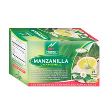 Chamomile Herbal Tea Bags 25 Count Box Caffeine Free / Chamonile Tea /Manzanilla