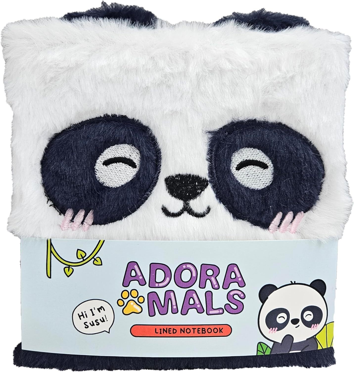 Puckator Adoramals Panda Plush Fluffies Notebook 5790₽
