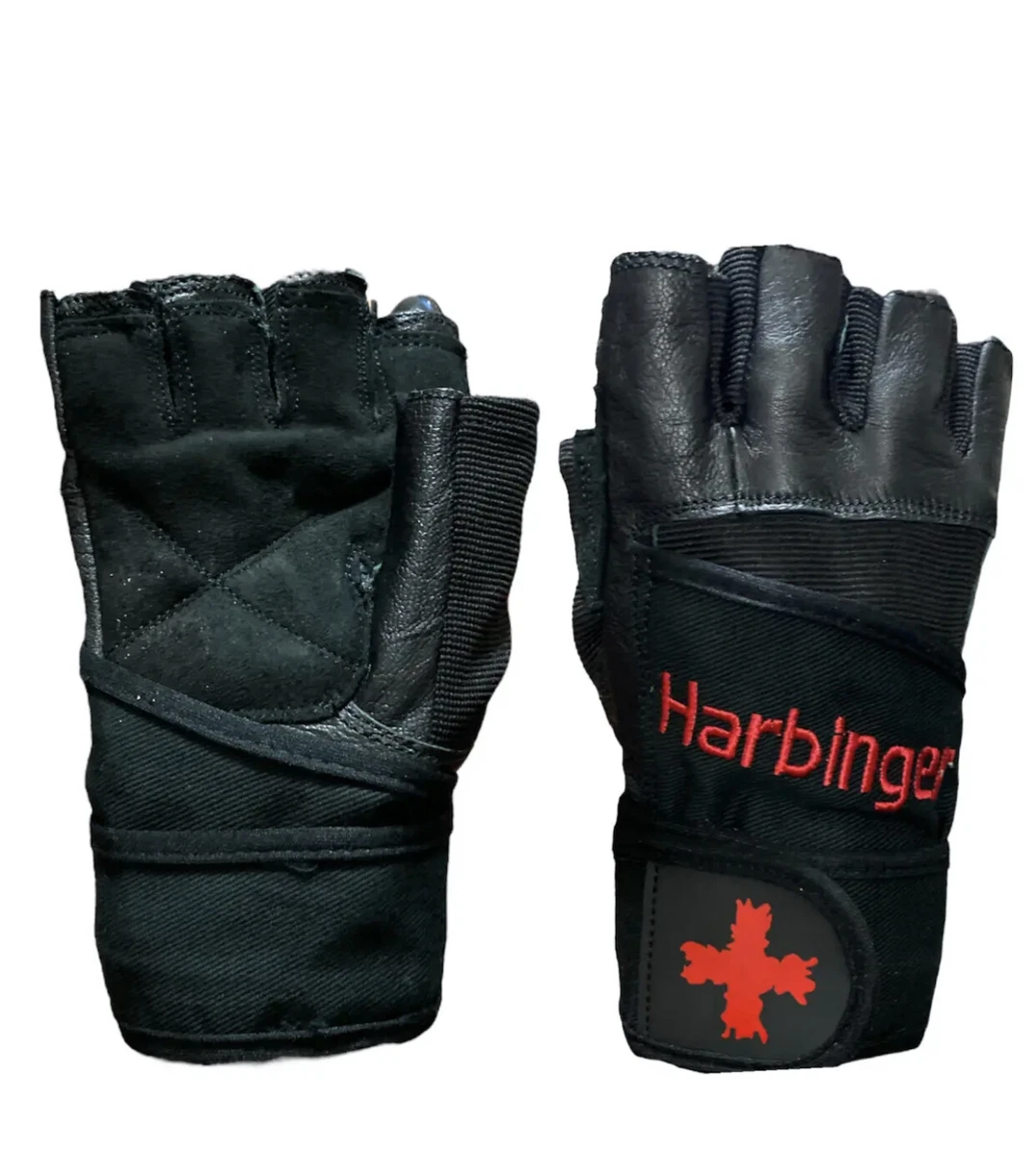 Harbinger Pro WristWrap Gloves Workout Gloves Fitness Gloves