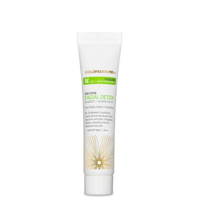 GOLDFADEN MD Facial Detox Mask | Clarifying Face Mask w/Zinc Oxide, Sulfur, S...