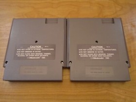 NES Jack Nicklaus & Bases Loaded Video Game 1985 Both Tested and Work