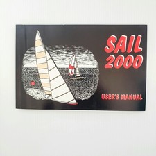 Sail 2000 User's Manual Yacht Race Simulation PC Game Instruction Book 1997