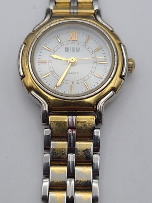 Bill Blass Watch Women Gold Tone Gold Silver Two Tone Band  display picture 3