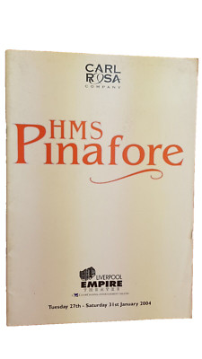 Theaterprogramm H.M.S. Pinafore - Colin Baker Steve Page Simon Wilding