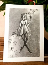 Original pencil and ink illustration