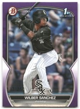 2023 BOWMAN PAPER /250 #BP-6 PURPLE WILBER SANCHEZ