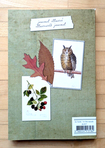 Illustriertes Notizheft A5: En forêt In the woods Wald Tiere Nostalgie Tagebuch - Bild 2 von 3