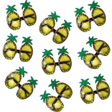 10 x Pairs Pineapple Sunglasses Hawaiian Beach Hula Summer Party Novelty Glasses