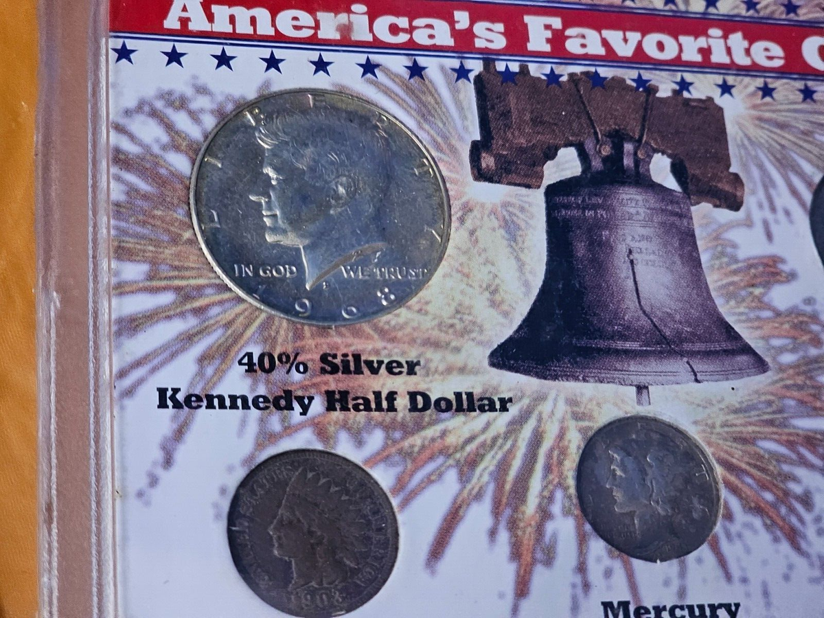 America's Favorite Coins Set 40% Silver Kennedy Half Dollar