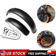 Black Mudguards E-Bike Fenders 26" X4.0 Fat Tire Wide 110MM Mud Guards Fender