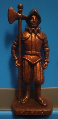 Soldat Kinder Metall Swiss 5 Kupfer