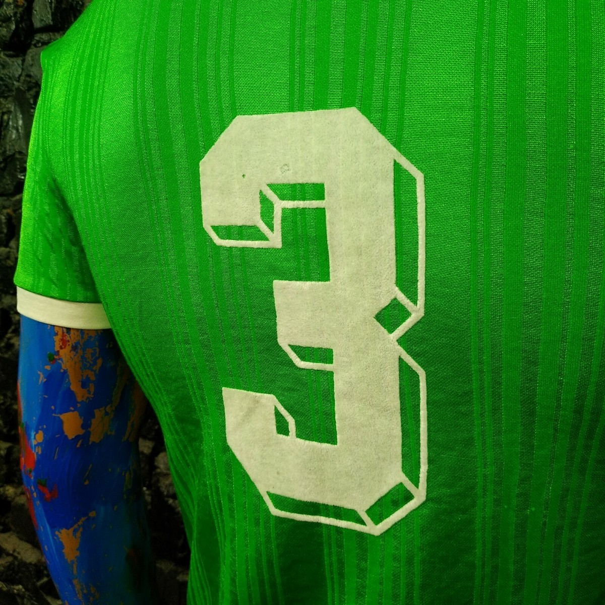 Erima Vintage Jersey Football Shirt Green West Germany Polyester