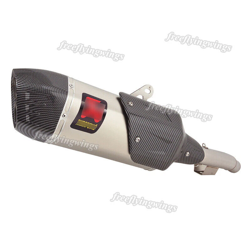 Silenciadores de tubulação deslizantes para motocicleta Kawasaki Versys 1000 2012-18 sistema de exaustão - Imagem 4 de 4