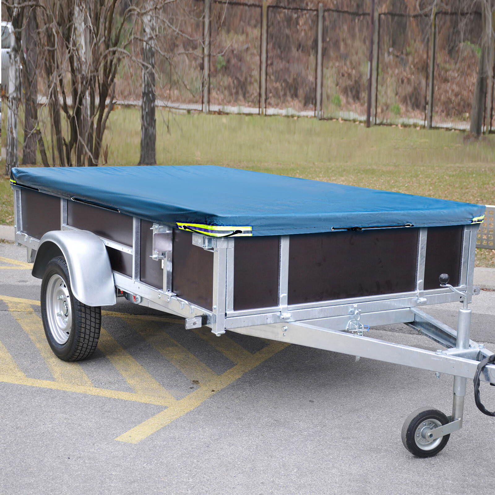 Waterproof Heavy Duty Trailer Cover Travel Camper Car Body Protector