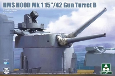 1/72 Takom HMS Hood 15/42 Mk1 Gun Turret B