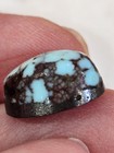 Red Spiderweb OLD STOCK Dry Creek Nevada High Grade Turquoise Cabochon  — photo 4