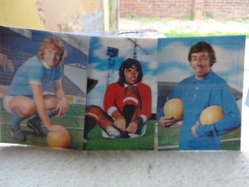The Sun 3-D Gallery Of Football Stars Cards 1972