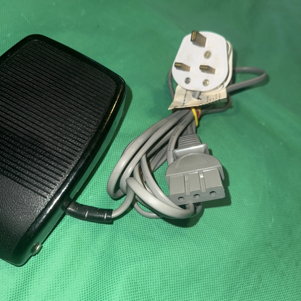 Brother Model F Sewing Machine Foot Pedal Controller Black Genuine - Image 4 of 4