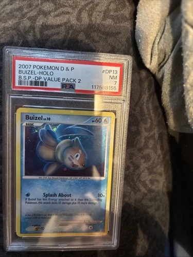 2007 Pokémon Diamond & Pearl Buizel #DP13 Holo PSA 7 NM