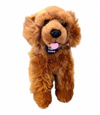 Bush  s Baked Beans Plush Duke Dog Golden Retriever Promotional 10  Stuffed Pup
