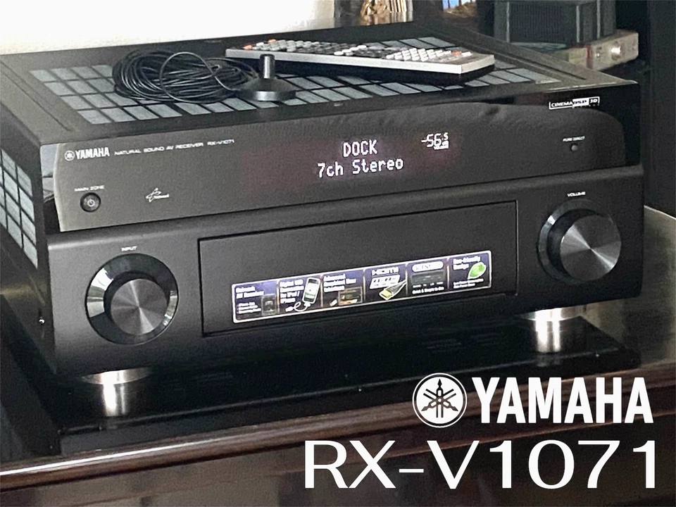 YAMAHA RX-V1071 Netzwerk 7.2 Class AB Receiver High End PHONO YPAO Mikrofon TOP - Bild 1 von 4