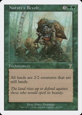 MTG Magic the Gathering Nature's Revolt (260/354) Seventh Edition LP