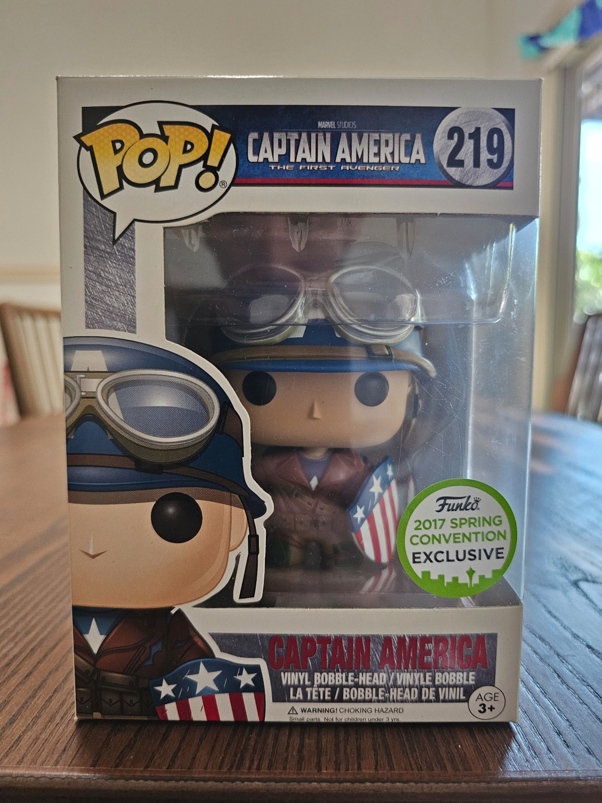 Funko Pop Captain America #219 (2017 Spring Convention Exclusive)