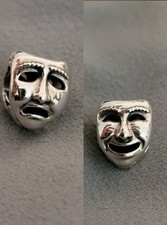 Auténtico Dije Máscara PANDORA 925 Plata EL MUNDO ES UN ESCENARIO SER O NO SER