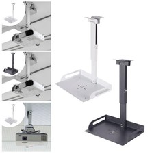 Projector Ceiling Mount with Tray Height Adjustable Metal Projector Shelf