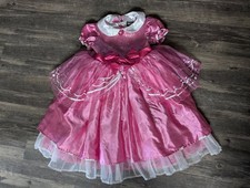 Disney Minnie Mouse Pink Halloween Costume Cosplay Princess Dress Girls XS 3-4