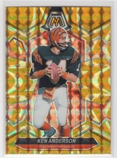 #237 Ken Anderson 2024 Panini Mosaic Yellow Reactive Cincinnati Bengals