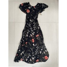 Revolve Flynn Skye Maxi Dress Women XS Miranda Off Shoulder Tender Gardens NWT