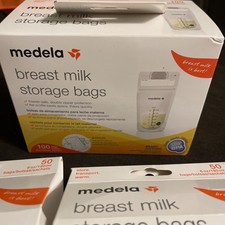 Medela Breast Milk Storage Bags 6 oz 250 Count New In Box Disposable Leak Proof