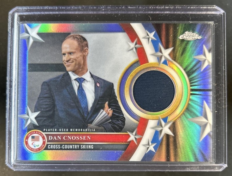 2026 Topps Chrome US Winter Olympics Dan Cnossen Team USA Pieces Relic #USM-DC