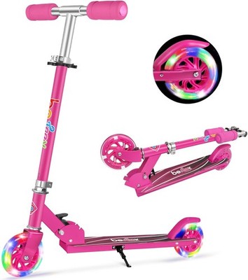 BELEEV V1 Scooters for Kids, 2 Wheel Folding Kick Scooter Girls