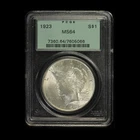 1923 Silver Peace Dollar MS64 PCGS- Free Shipping USA