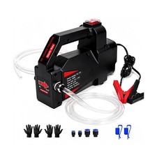 Oil Transfer Pump 12V 100W, Engine Oil Extractor Pump Black