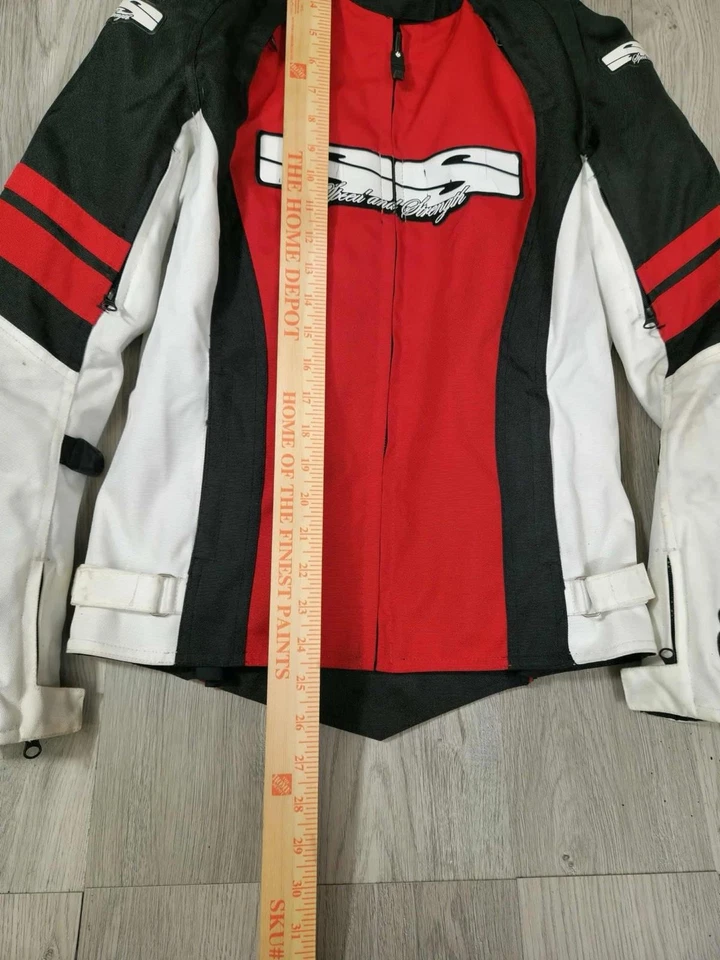 Speed and Strength XS Motorcycle Jacket Red/Black/White #6 - Image 2 of 4