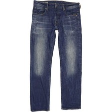 G-Star Revend  Herren Blau Straight Regular Stretch Jeans W31 L31 (81297)