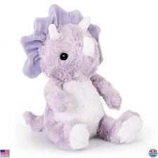 Purple Dinosaur Plush Toy - Cuddly Stuffed Animal for Girls, Nursery Gift, Xmas