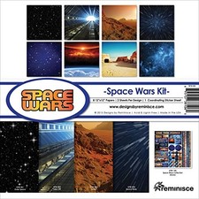 Reminisce Space Wars Collection Kit, Multicolor, 12" by 12", SPW-200