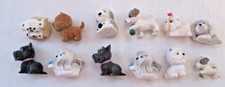 Flocked Dogs Puppy In My Pocket Pets Animal Figures Lot Bundle