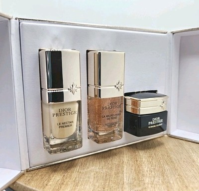 NEW DIOR Prestige La Micro-Huile de Rose Le Nectar Le Baume de Minuit Travel Set